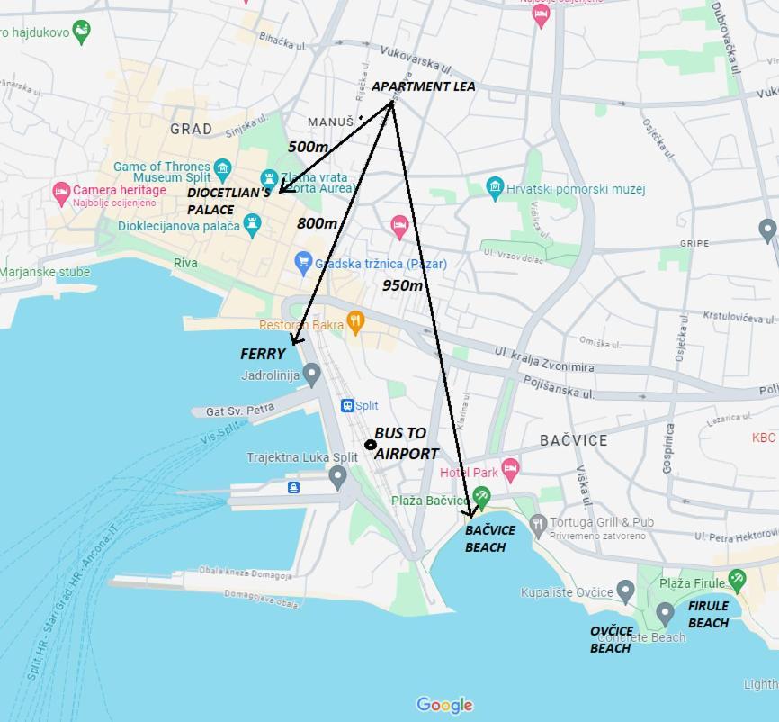 Apartment Lea Centar Split Kültér fotó
